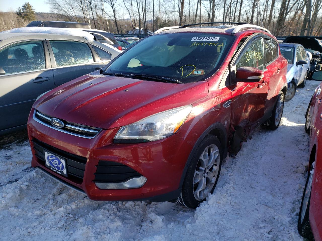 Photo 2 from auction – 2015 FORD ESCAPE TIT with VIN 1FMCU9J96FUA55195