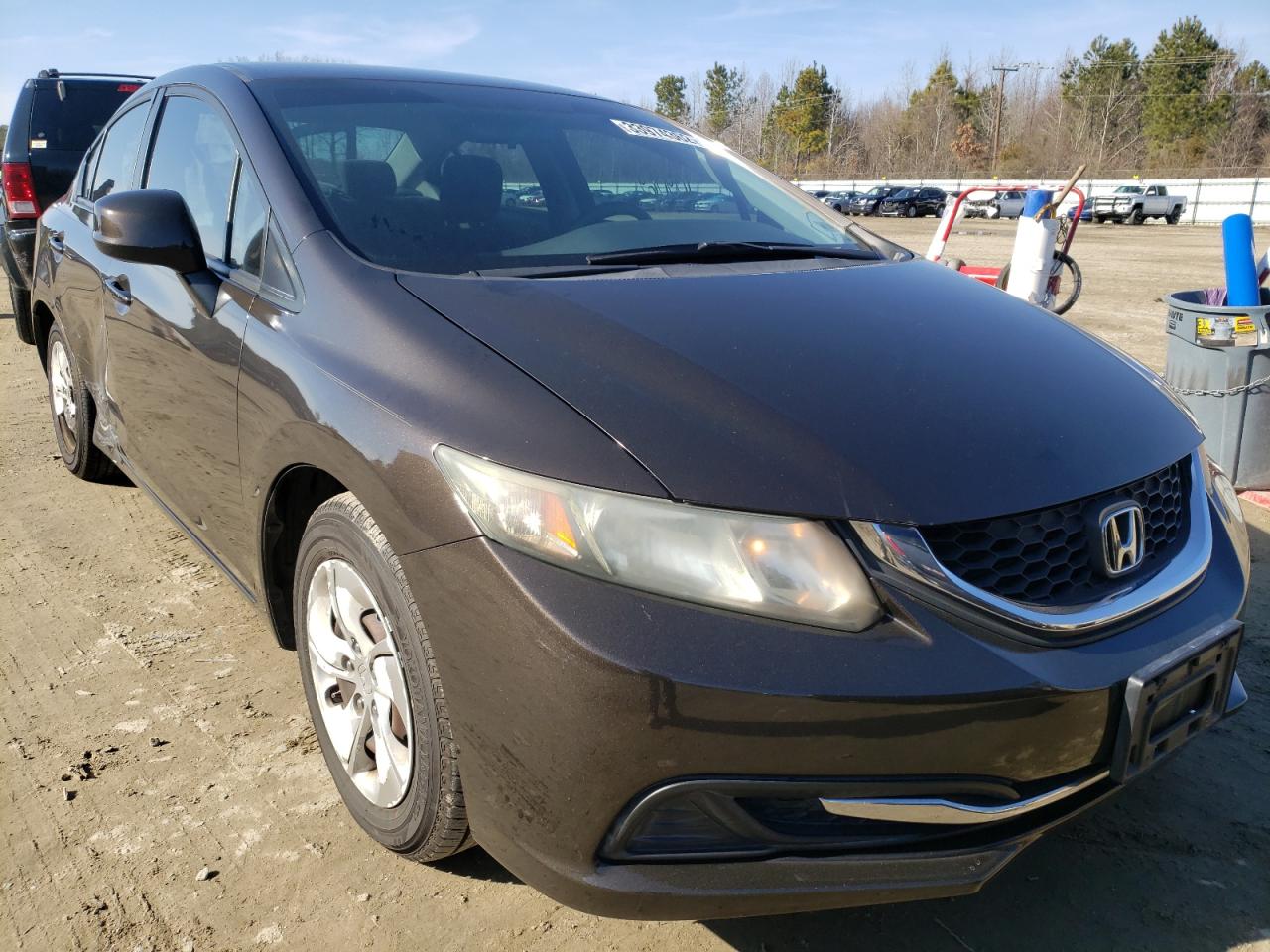 Photo 1 from auction – 2013 HONDA CIVIC LX with VIN 2HGFB2F5XDH504190
