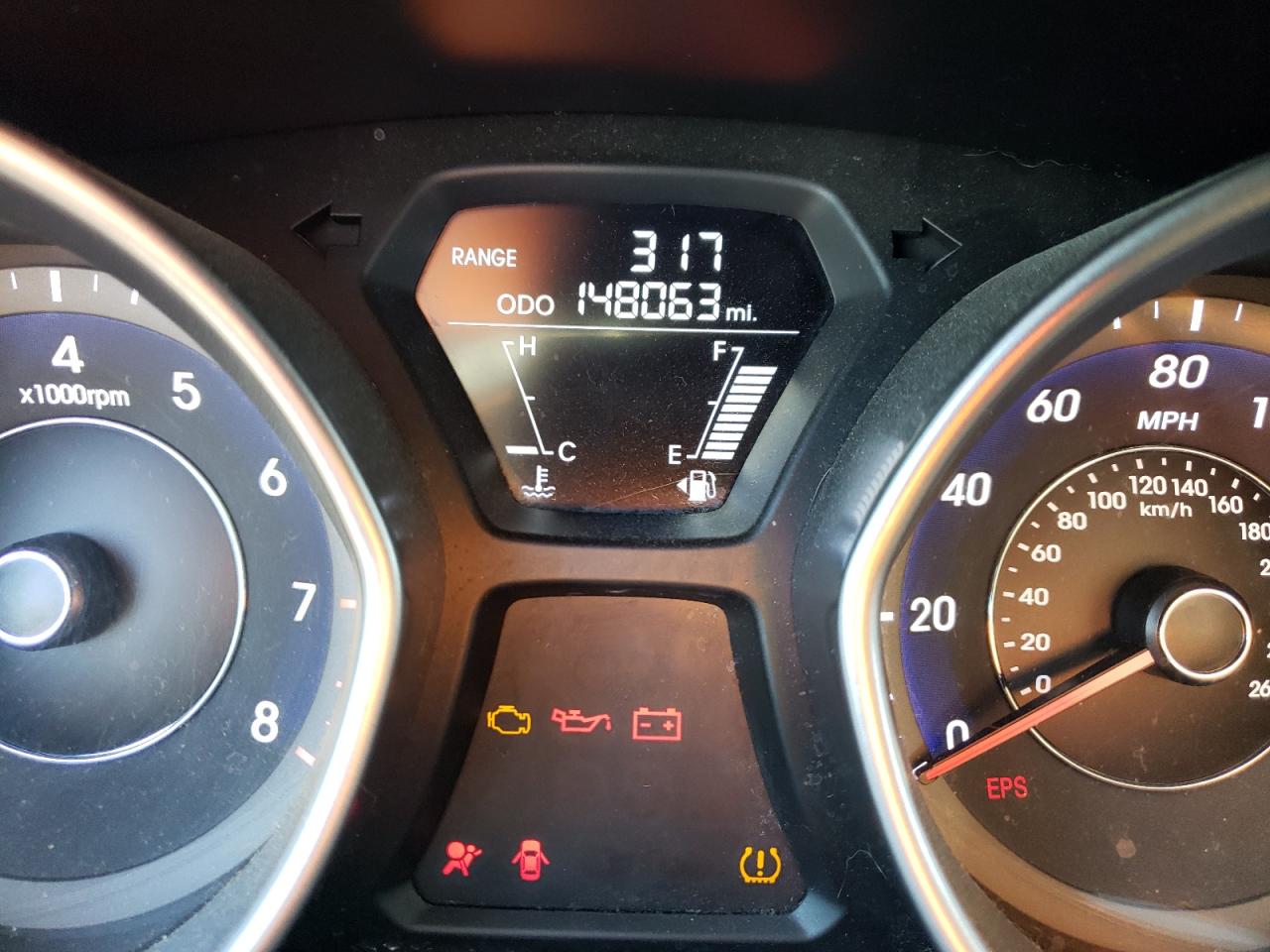 Photo 8 from auction – 2012 HYUNDAI ELANTRA GL with VIN 5NPDH4AE4CH116630