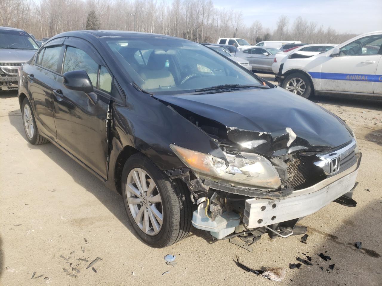 HONDA CIVIC EX 2012 with VIN 2HGFB2F84CH571683 - Photo from auction