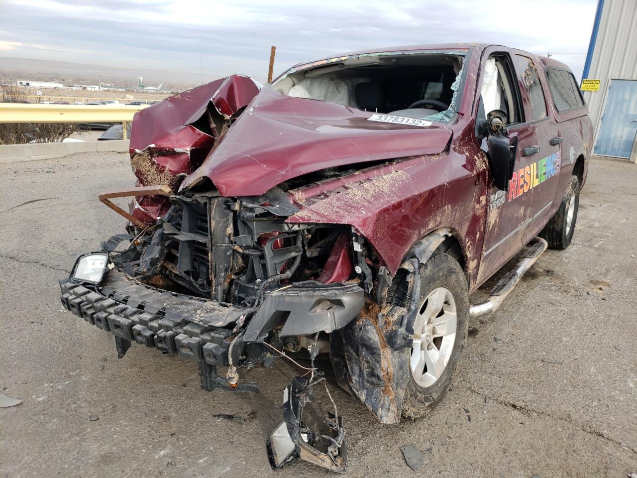 Photo 2 from auction – 2018 RAM 1500 ST with VIN 1C6RR6FG6JS290763