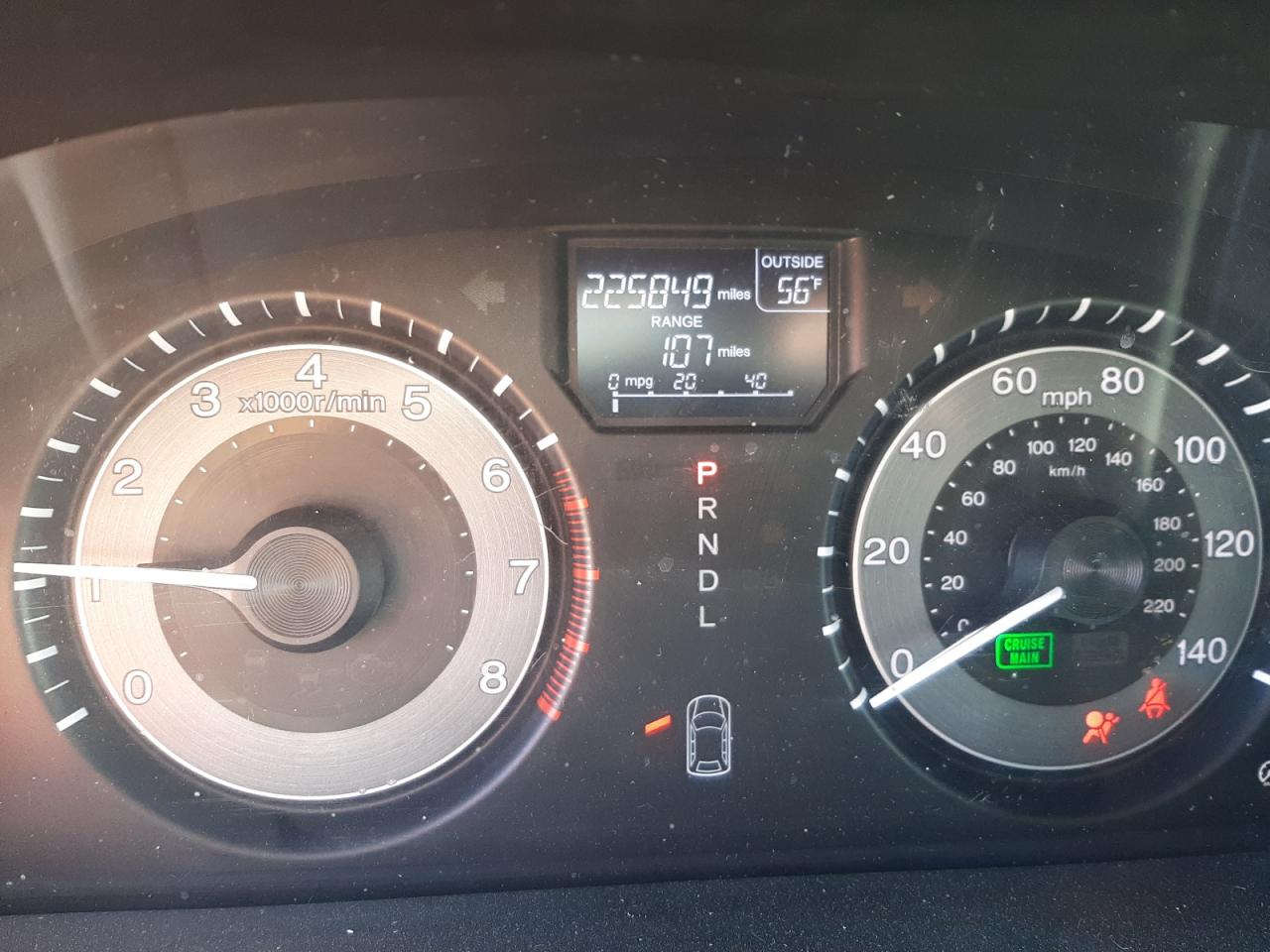 Photo 8 from auction – 2012 HONDA ODYSSEY EX with VIN 5FNRL5H61CB138172