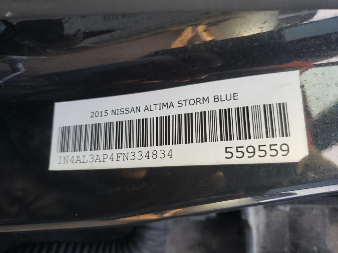 Photo 10 from auction – 2015 NISSAN ALTIMA 2.5 with VIN 1N4AL3AP4FN334834