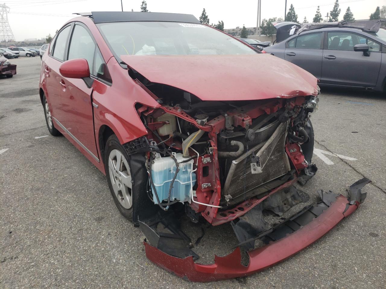 TOYOTA PRIUS 2010 with VIN JTDKN3DU7A1271884 - Photo from auction