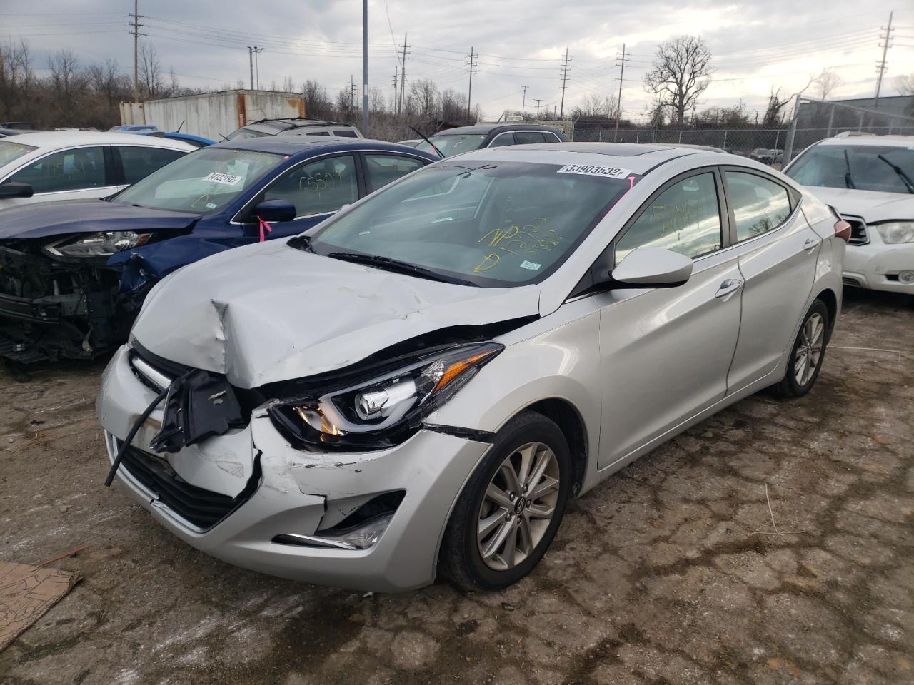 Photo 2 from auction – 2015 HYUNDAI ELANTRA SE with VIN 5NPDH4AE4FH617151