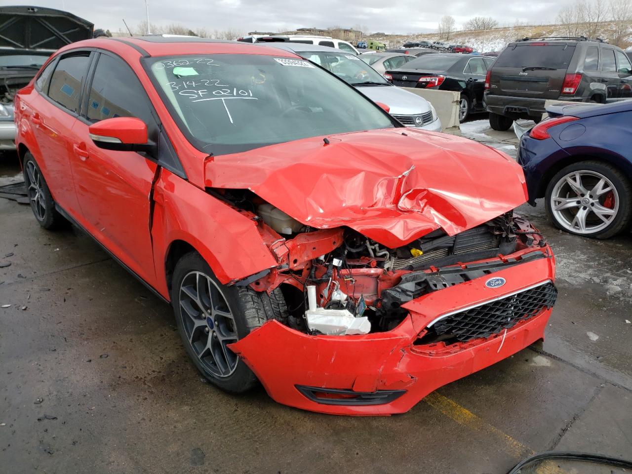 FORD FOCUS SEL 2017 with VIN 1FADP3H28HL219647 - Photo from auction