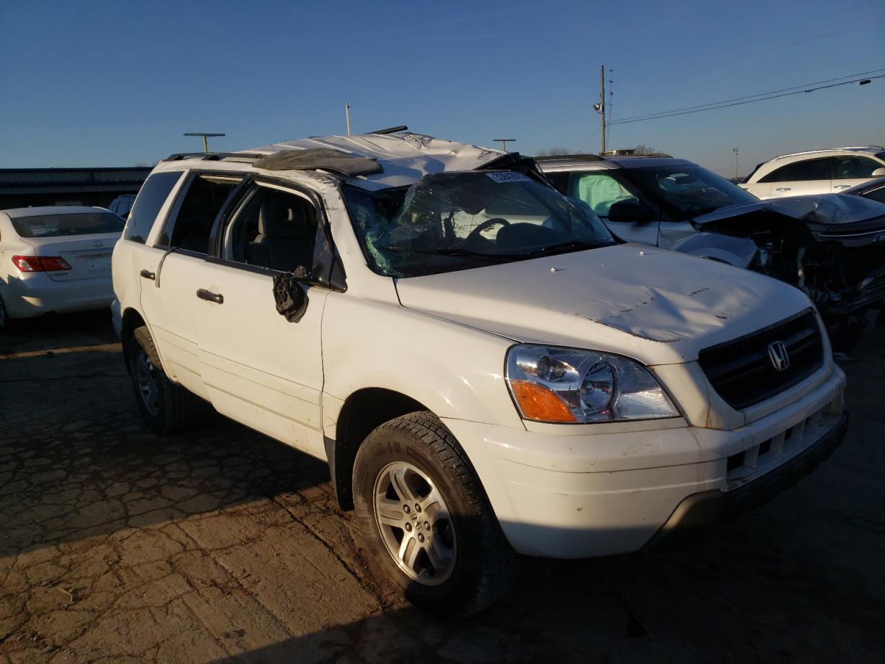 Photo 1 from auction – 2004 HONDA PILOT EXL with VIN 2HKYF18624H512125