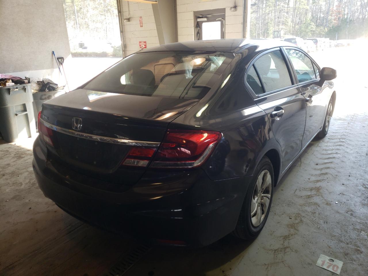 Photo 4 from auction – 2013 HONDA CIVIC LX with VIN 19XFB2F5XDE234159