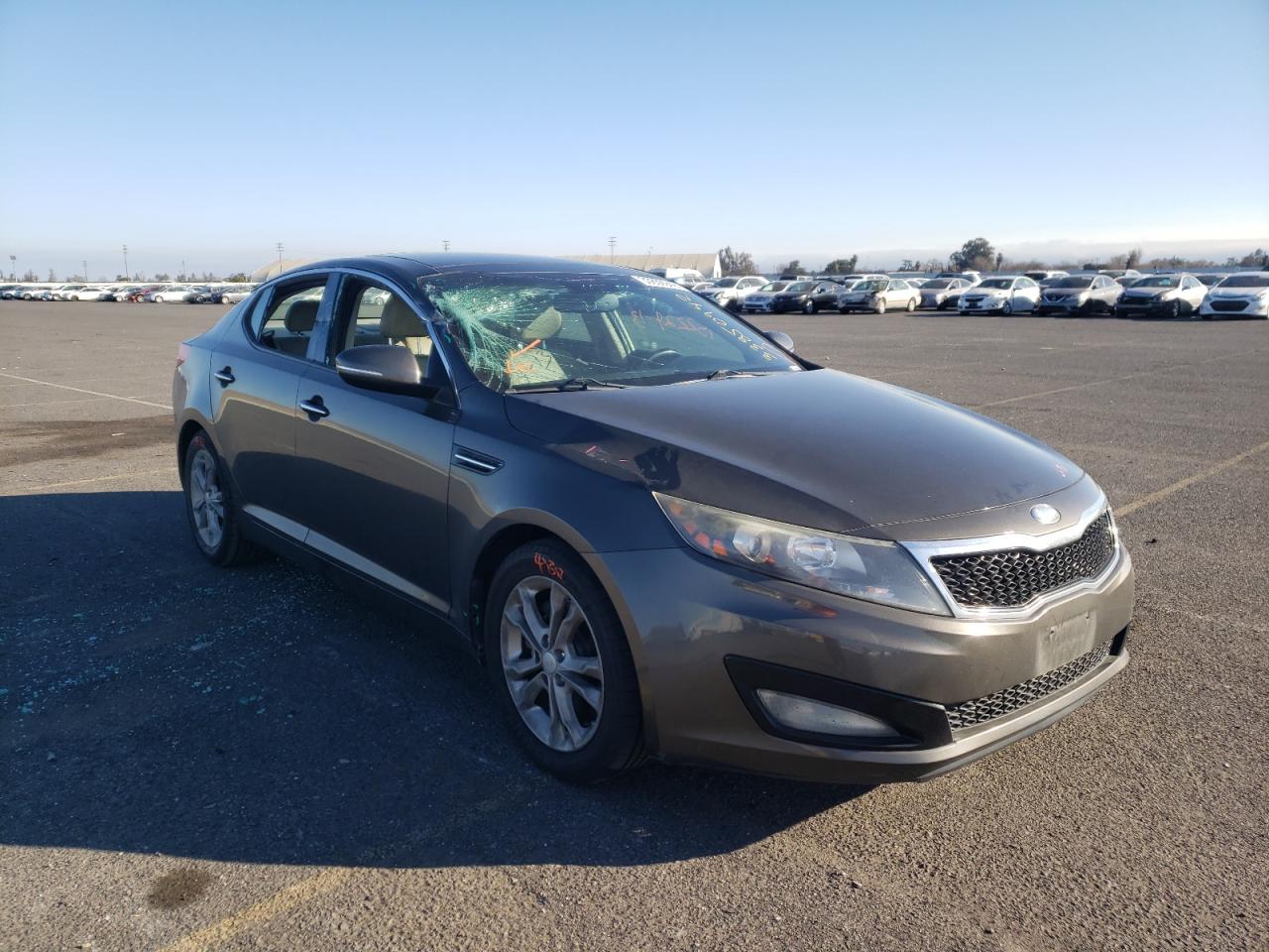KIA OPTIMA EX 2013 with VIN 5XXGN4A77DG214359 - Photo from auction