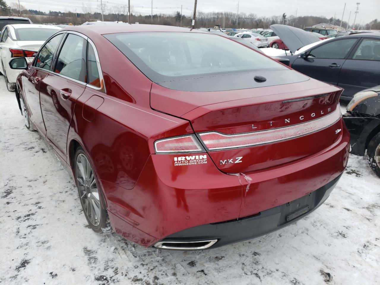 Photo 3 from auction – 2013 LINCOLN MKZ with VIN 3LN6L2JK2DR823611
