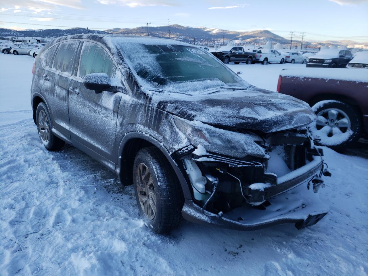 HONDA CR-V EX 2016 with VIN 2HKRM4H54GH686219 - Photo from auction