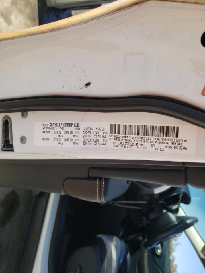 Photo 10 from auction – 2014 JEEP CHEROKEE L with VIN 1C4PJLDS2EW319137