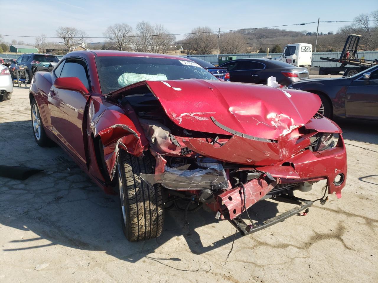 CHEVROLET CAMARO LT 2014 with VIN 2G1FB1E34E9136697 - Photo from auction