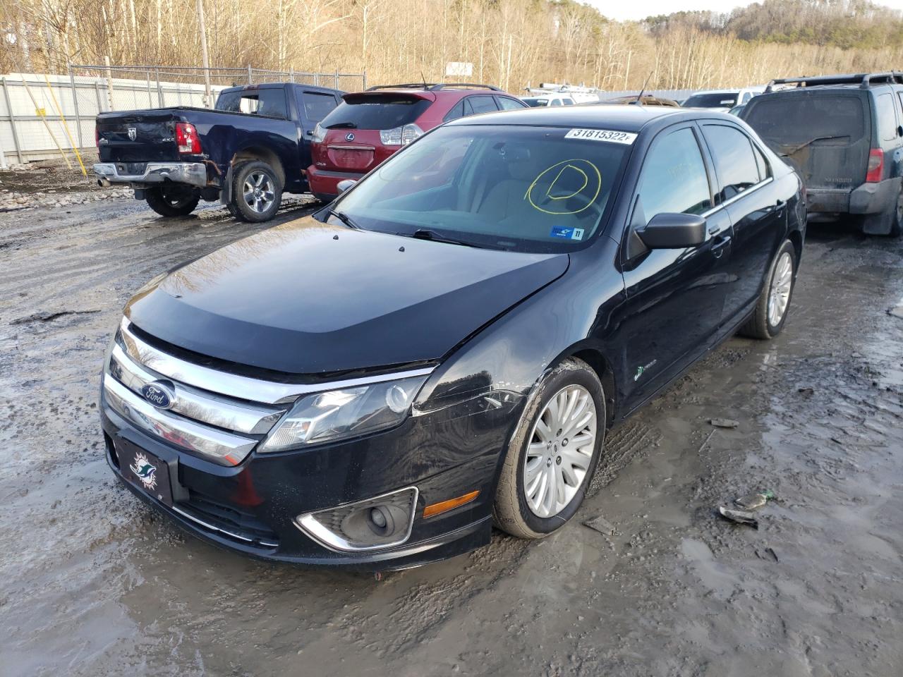 Photo 2 from auction – 2011 FORD FUSION with VIN 3FADP0L30BR141632