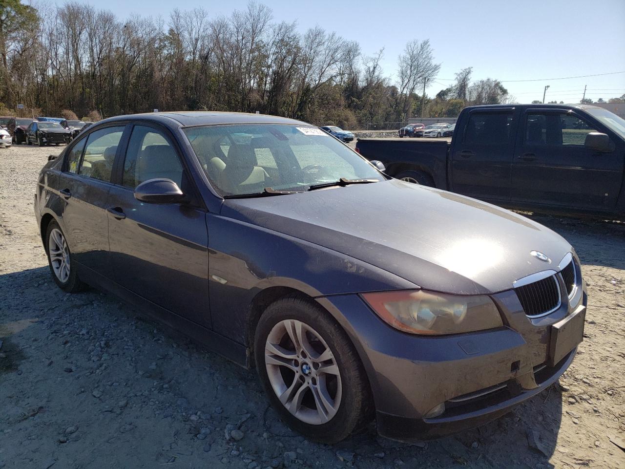 BMW 328 I 2008 with VIN WBAVA37518NL50402 - Photo from auction