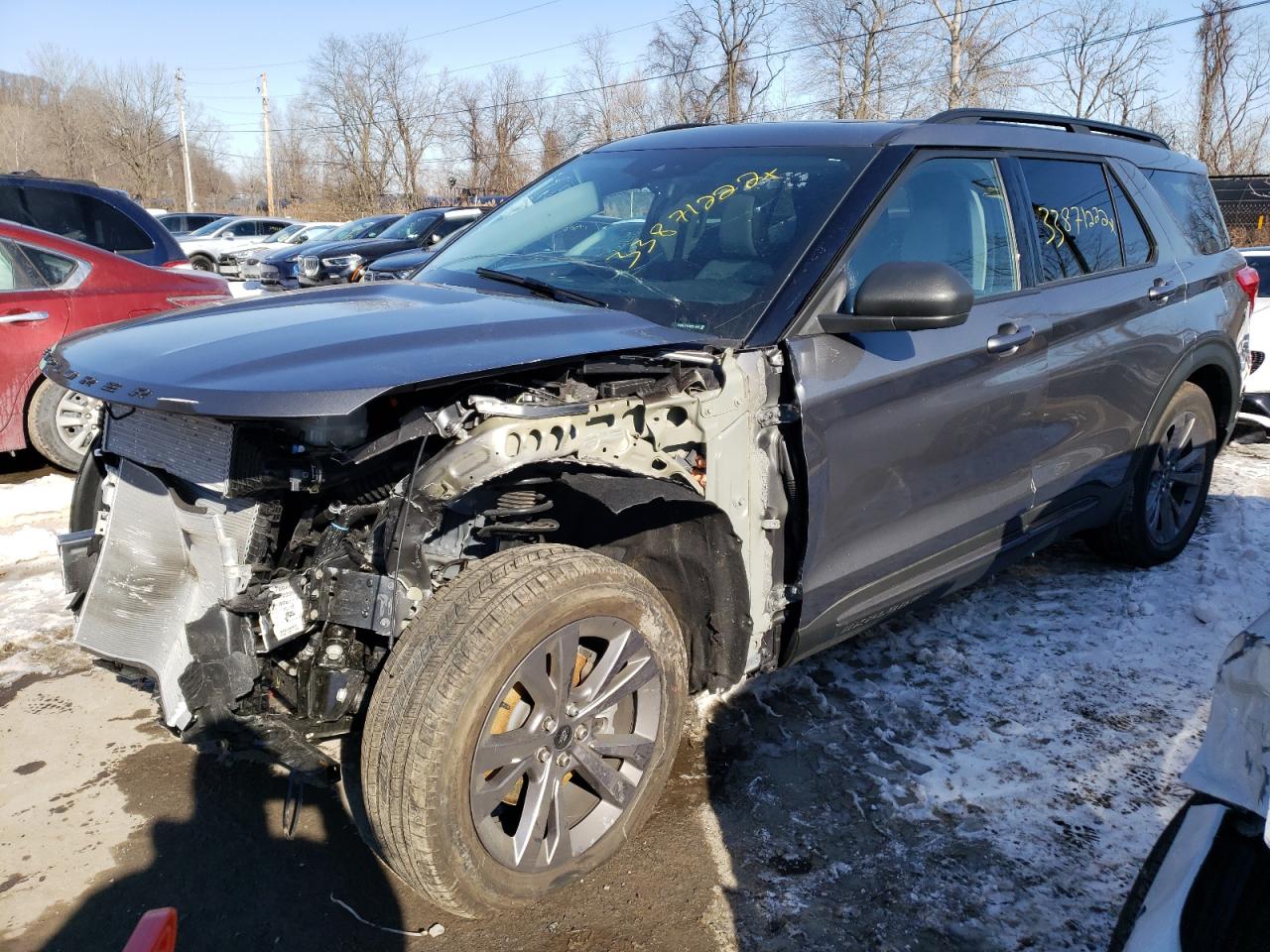 Photo 2 from auction – 2021 FORD EXPLORER X with VIN 1FMSK8DH7MGB14457