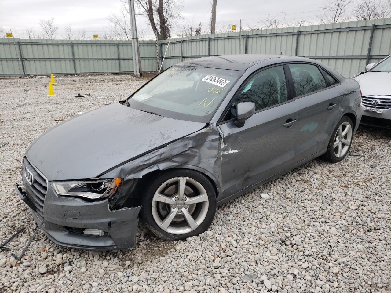 Photo 2 from auction – 2015 AUDI A3 PREMIUM with VIN WAUBFGFFXF1128838