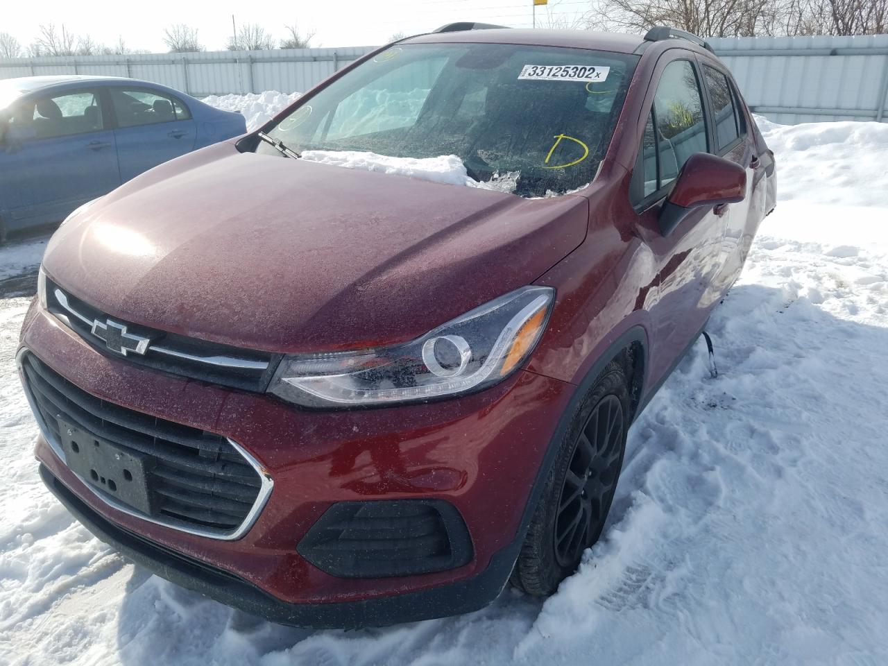 Photo 2 from auction – 2021 CHEVROLET TRAX 1LT with VIN KL7CJLSB2MB342602