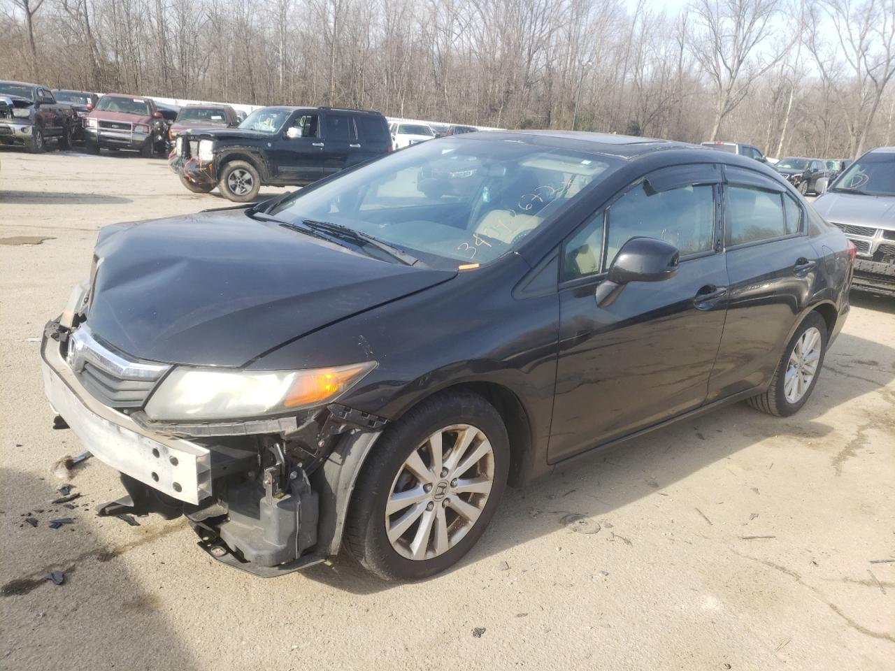 Photo 2 from auction – 2012 HONDA CIVIC EX with VIN 2HGFB2F84CH571683