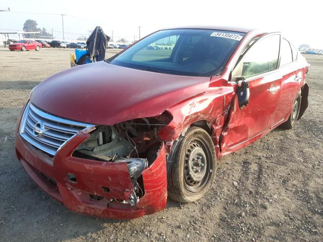 Photo 2 from auction – 2014 NISSAN SENTRA S with VIN 3N1AB7AP8EY229982