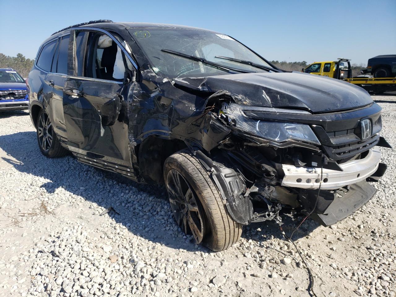 Photo 1 from auction – 2021 HONDA PILOT SE with VIN 5FNYF6H25MB059823