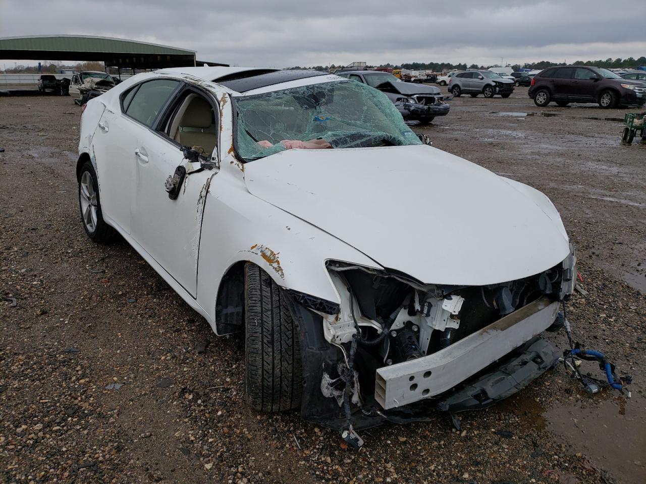 LEXUS IS 250 2012 with VIN JTHBF5C25C5167381 - Photo from auction