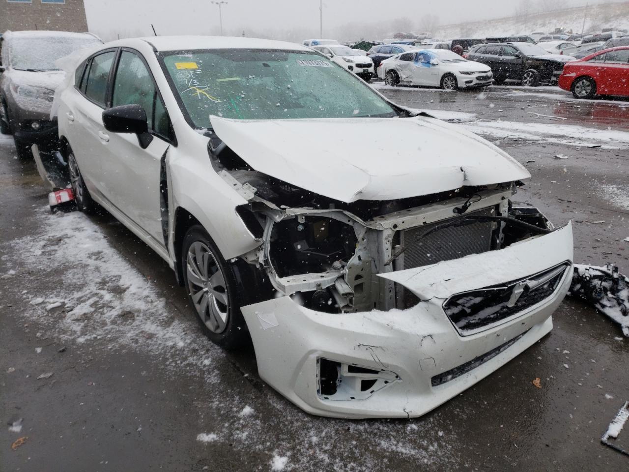 SUBARU IMPREZA 2019 with VIN 4S3GTAA68K1705978 - Photo from auction