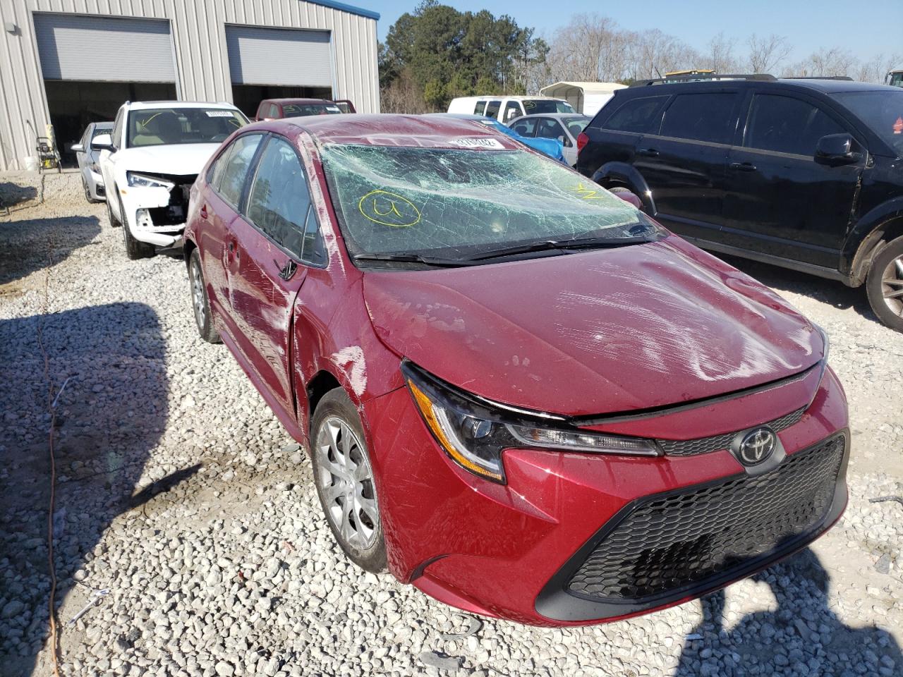 Photo 1 from auction – 2022 TOYOTA COROLLA LE with VIN 5YFEPMAE3NP278553