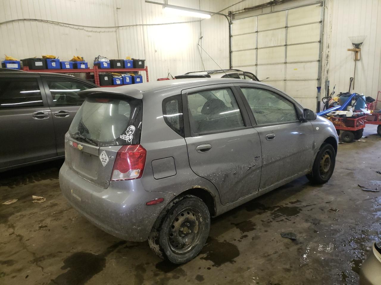 Photo 4 from auction – 2007 CHEVROLET AVEO BASE with VIN KL1TD66697B776567