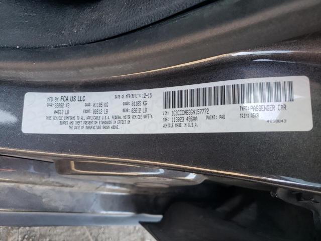 Photo 10 from auction – 2016 CHRYSLER 200 LIMITE with VIN 1C3CCCAB3GN157772