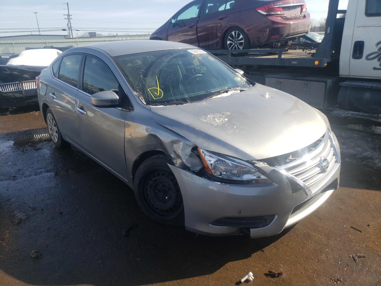 NISSAN SENTRA S 2014 with VIN 3N1AB7AP5EY253365 - Photo from auction