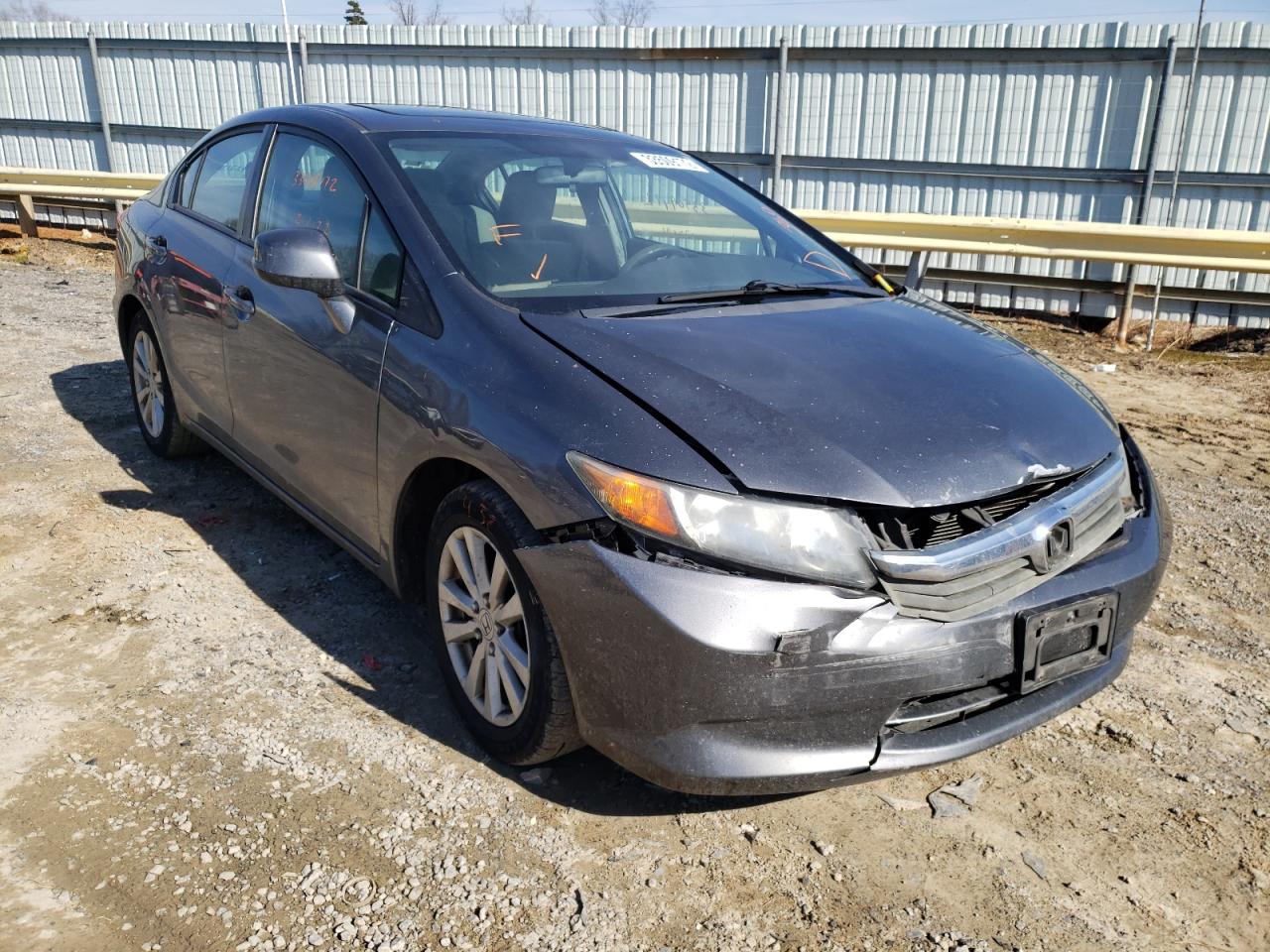 HONDA CIVIC EX 2012 with VIN 19XFB2F83CE081648 - Photo from auction