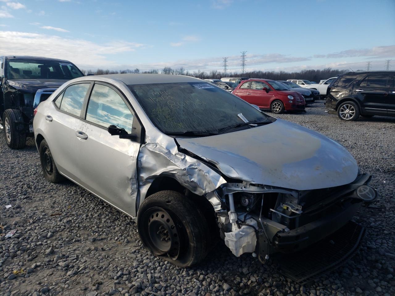TOYOTA COROLLA L 2018 with VIN 5YFBURHE9JP801468 - Photo from auction