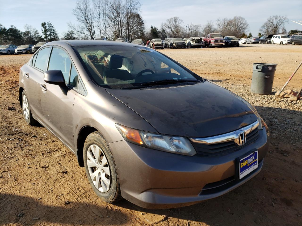 HONDA CIVIC LX 2012 with VIN 2HGFB2F5XCH522171 - Photo from auction