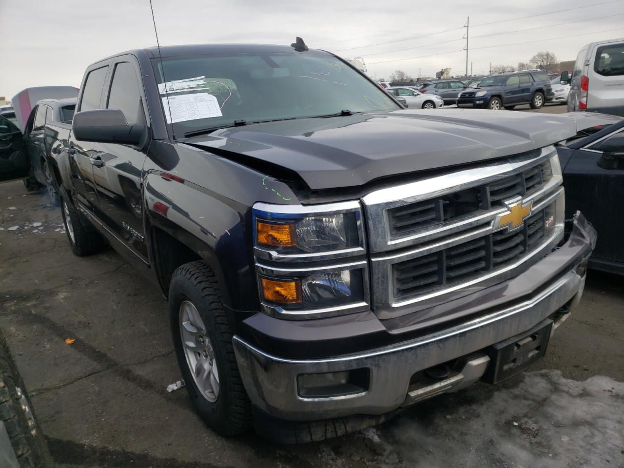 CHEVROLET SILVERADO 2015 with VIN 3GCUKREC3FG431973 - Photo from auction