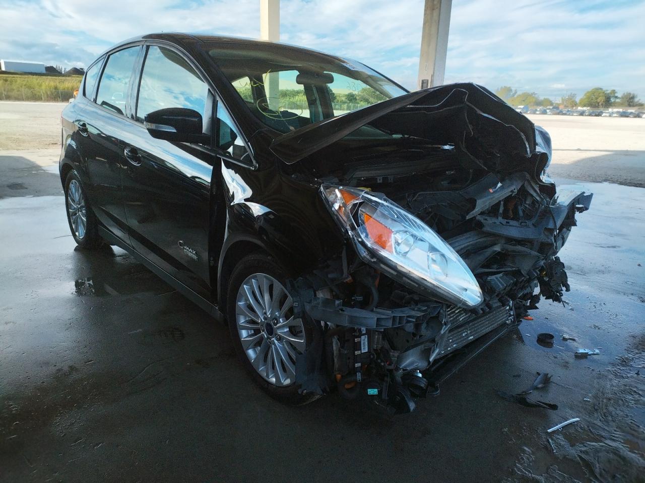 FORD C-MAX SE 2017 with VIN 1FADP5EU3HL105668 - Photo from auction