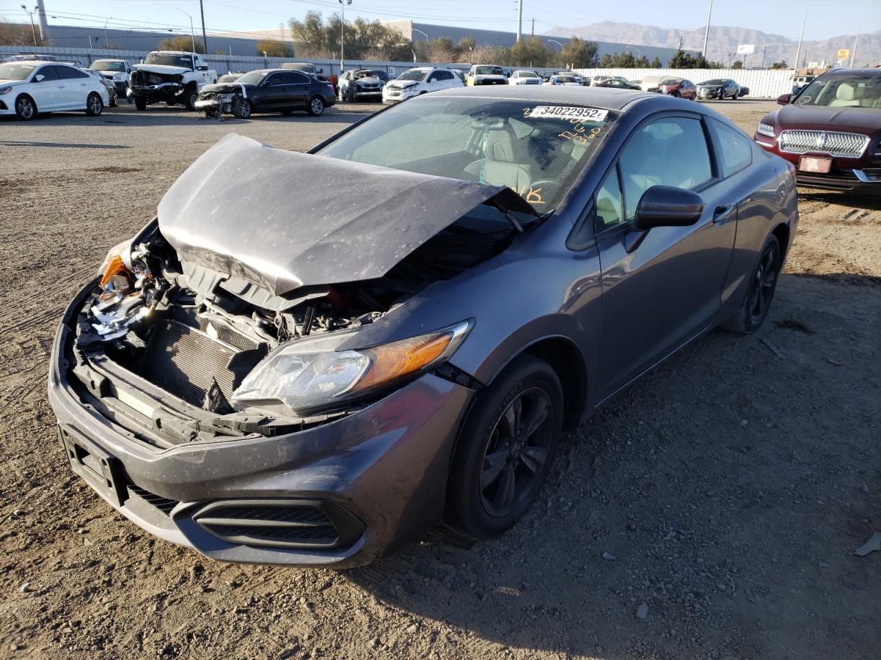 Photo 2 from auction – 2014 HONDA CIVIC EX with VIN 2HGFG3B89EH508322
