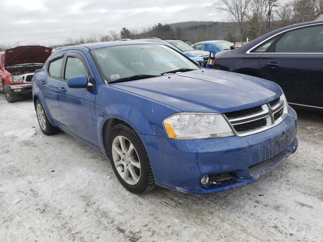 DODGE AVENGER 2012 with VIN 1C3CDZEG2CN238696 - Photo from auction