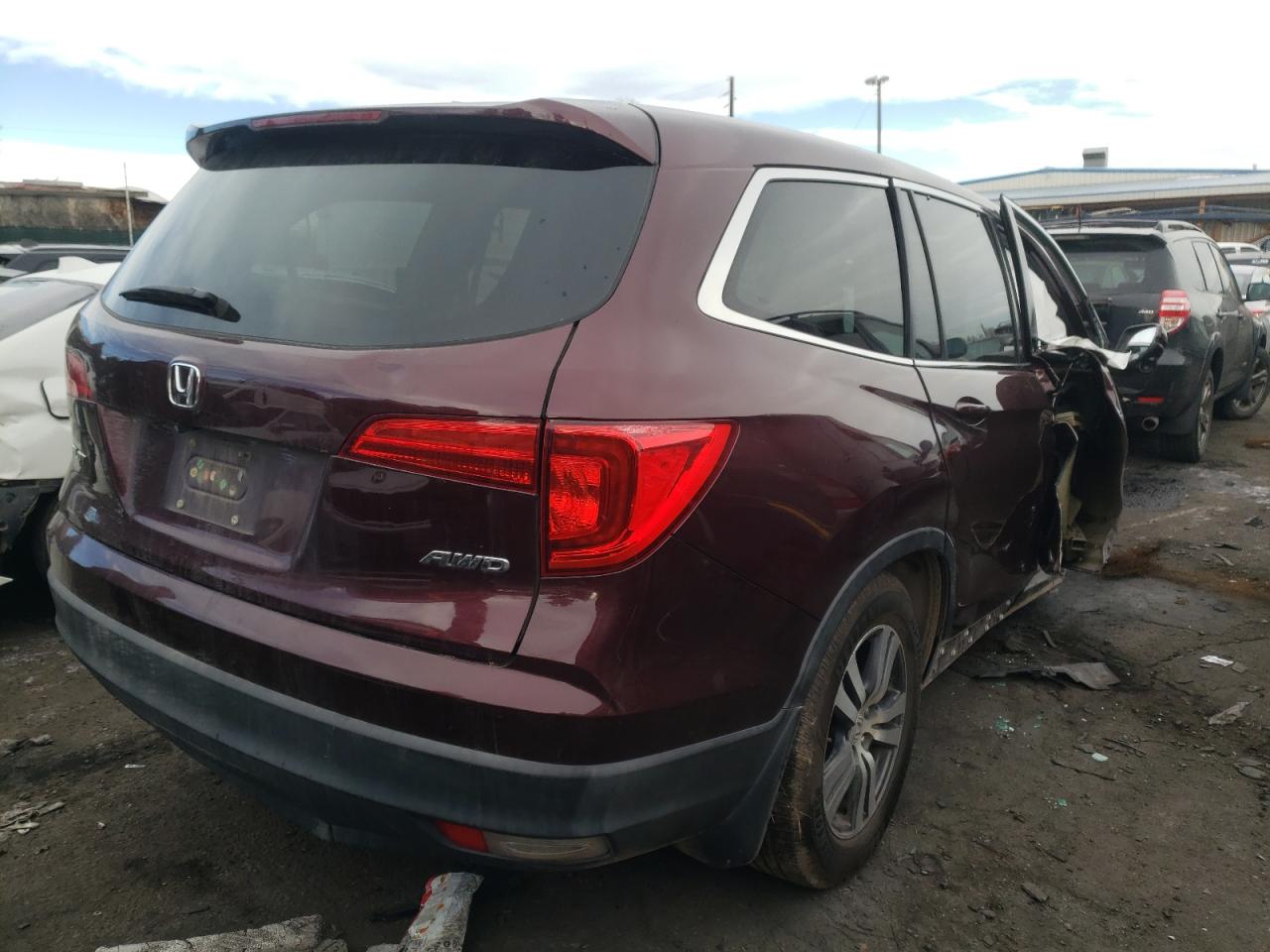 صورة رقم 4 من المزاد - 2016 HONDA PILOT EXL مع VIN 5FNYF6H55GB047136