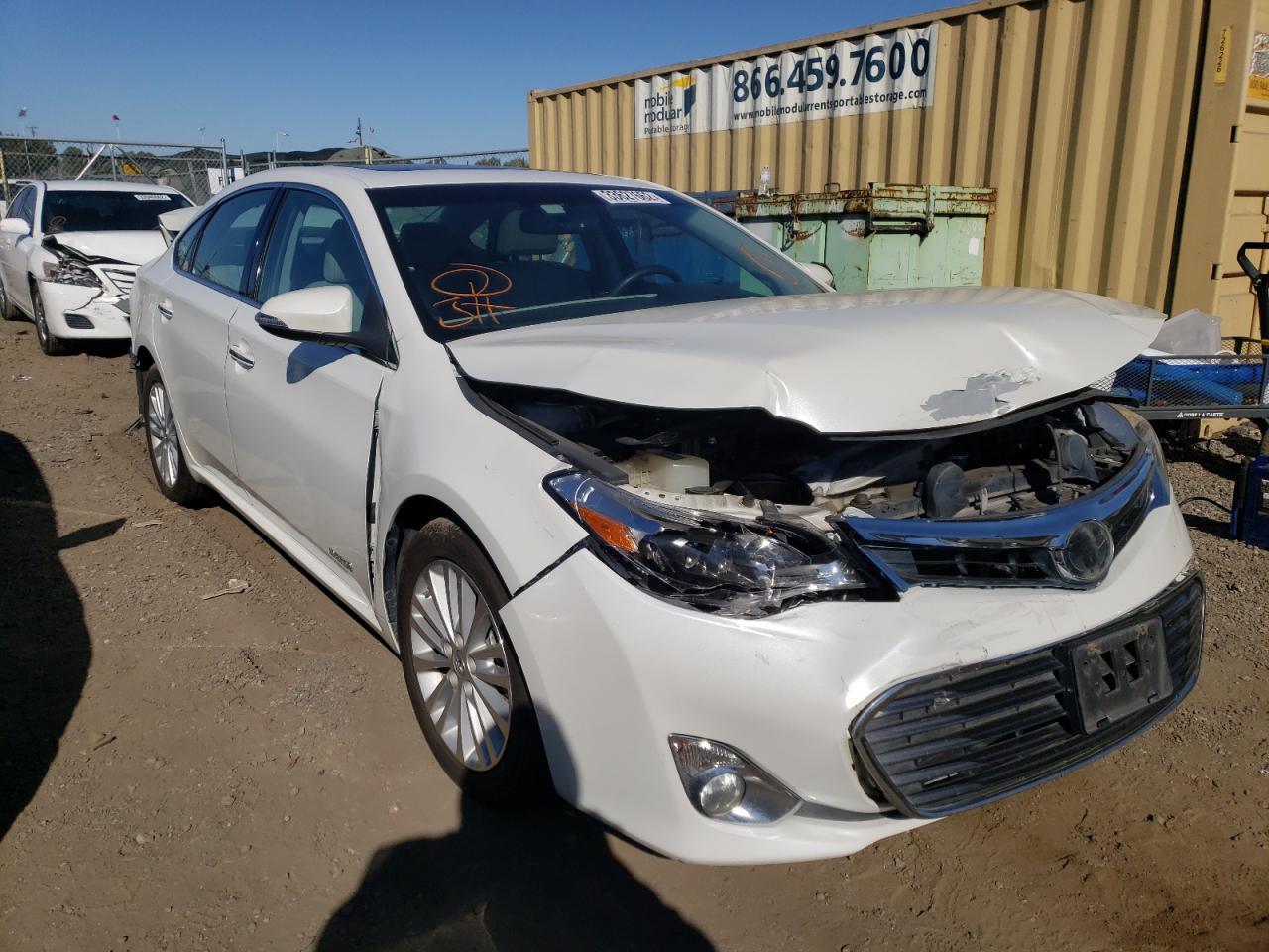 TOYOTA AVALON HYB 2014 with VIN 4T1BD1EB3EU033342 - Photo from auction