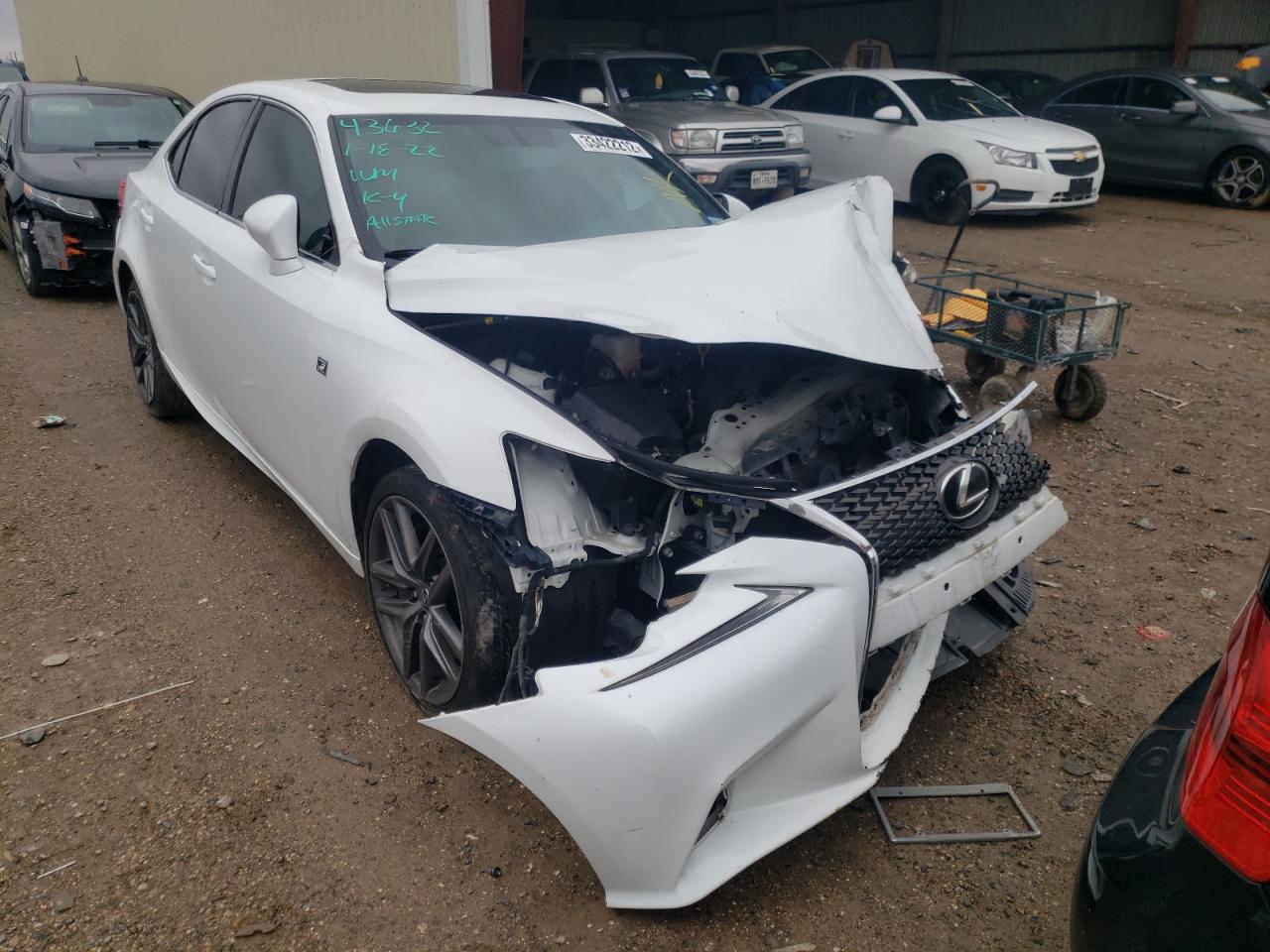 LEXUS IS 200T 2016 with VIN JTHBA1D22G5007387 - Photo from auction