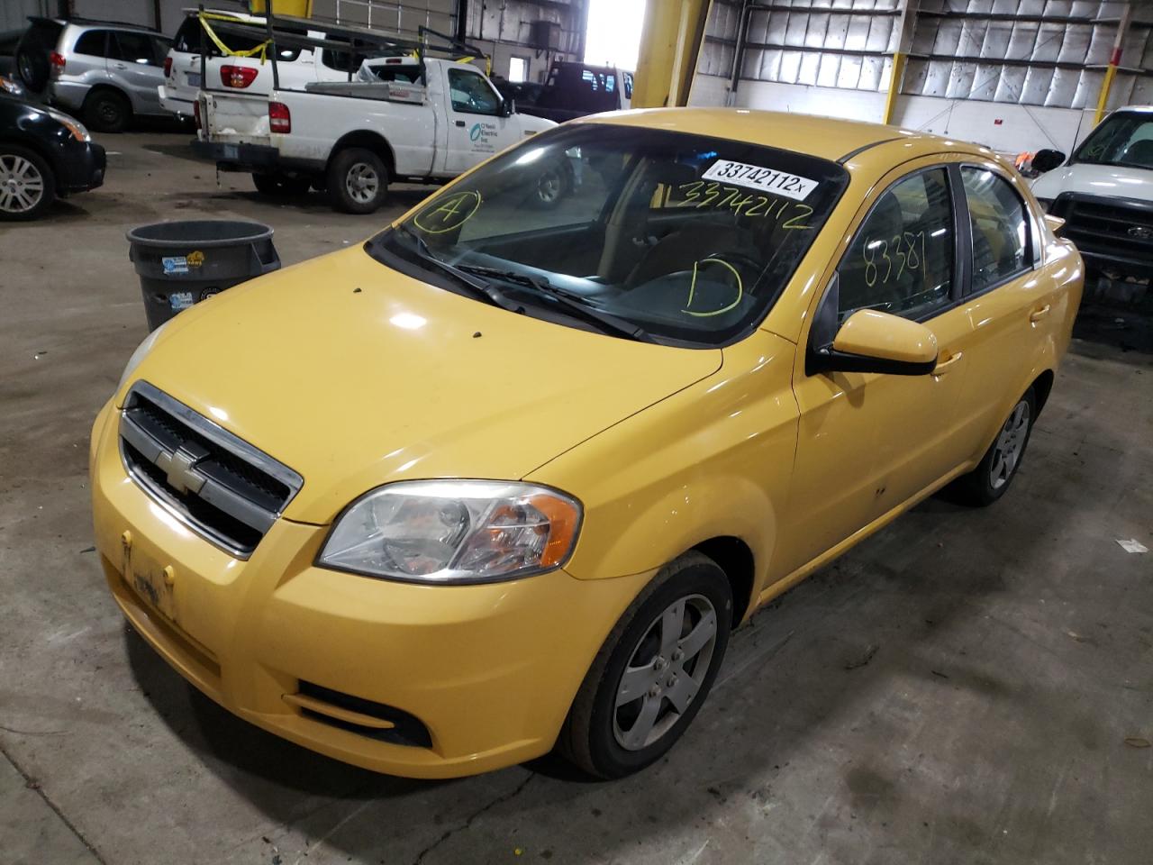 Photo 2 from auction – 2011 CHEVROLET AVEO LS with VIN KL1TD5DE2BB132972