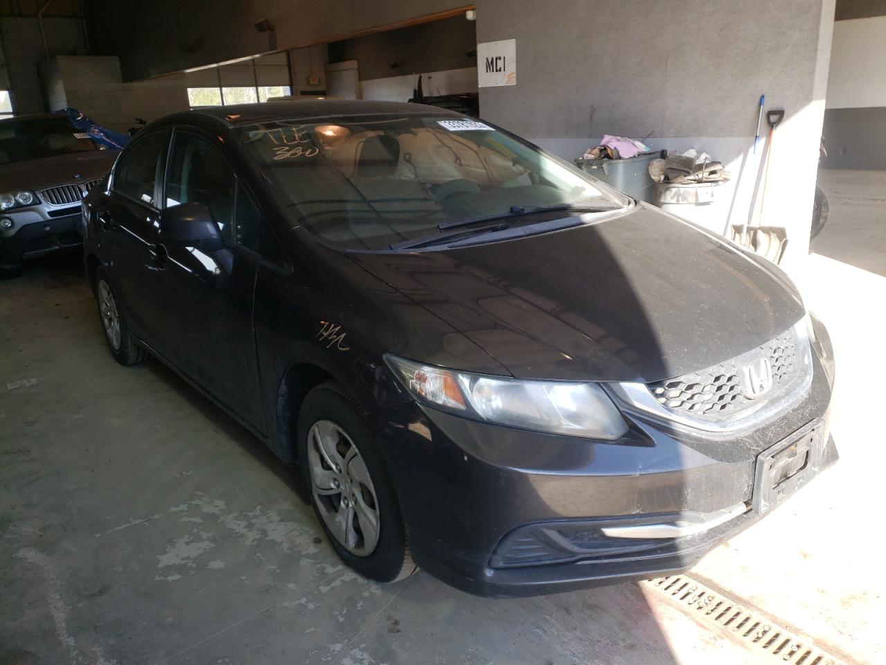 HONDA CIVIC LX 2013 with VIN 19XFB2F5XDE234159 - Photo from auction