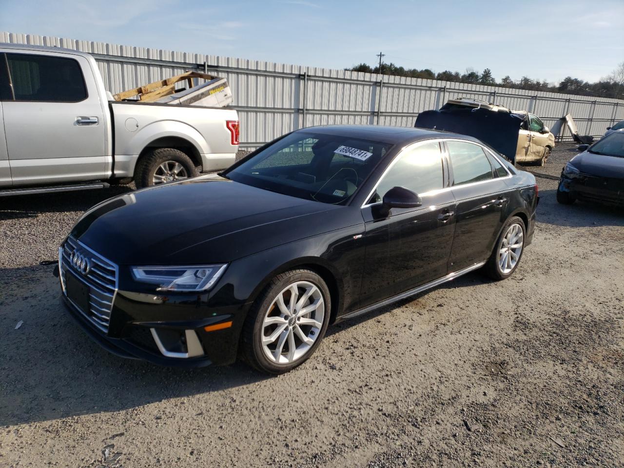 Photo 2 from auction – 2019 AUDI A4 PREMIUM with VIN WAUENAF48KN017235