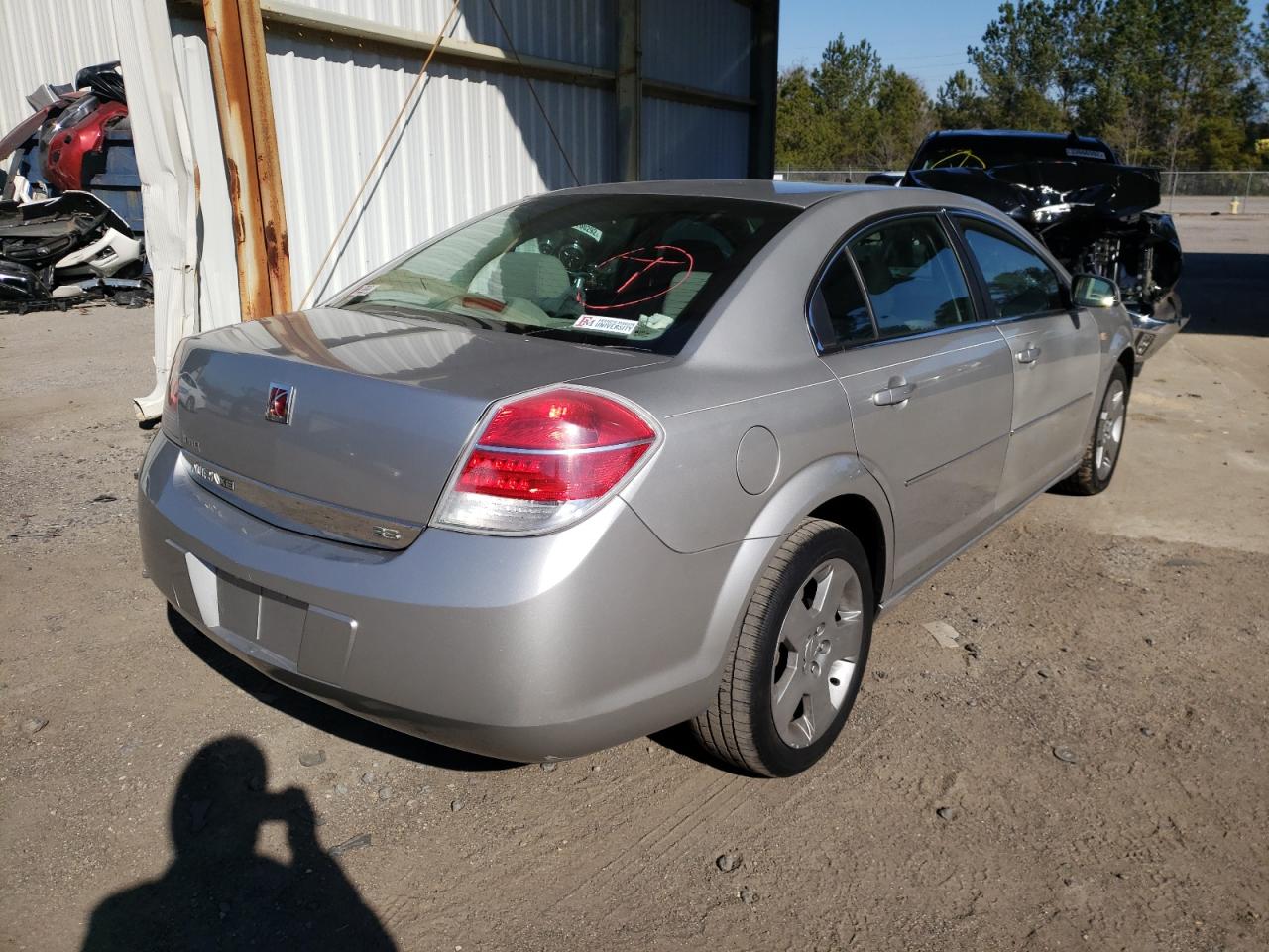 Photo 4 from auction – 2008 SATURN AURA XE with VIN 1G8ZS57N08F256349