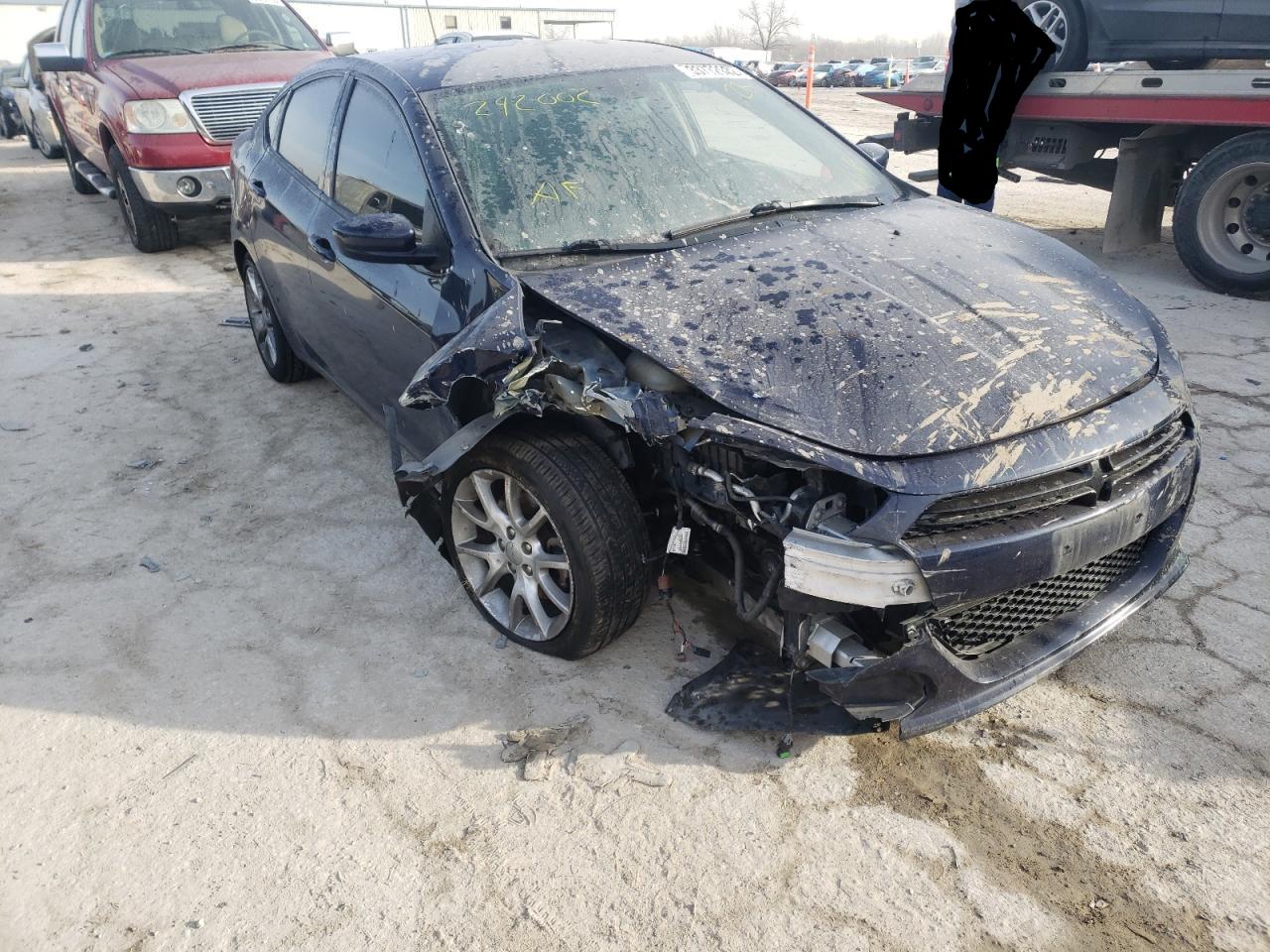 DODGE DART SXT 2013 with VIN 1C3CDFBA7DD292002 - Photo from auction