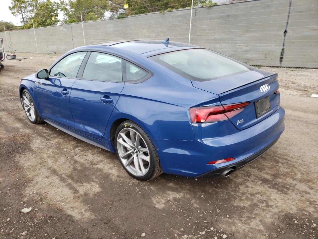 Photo 3 from auction – 2019 AUDI A5 PRESTIG with VIN WAUFNDF55KA046360