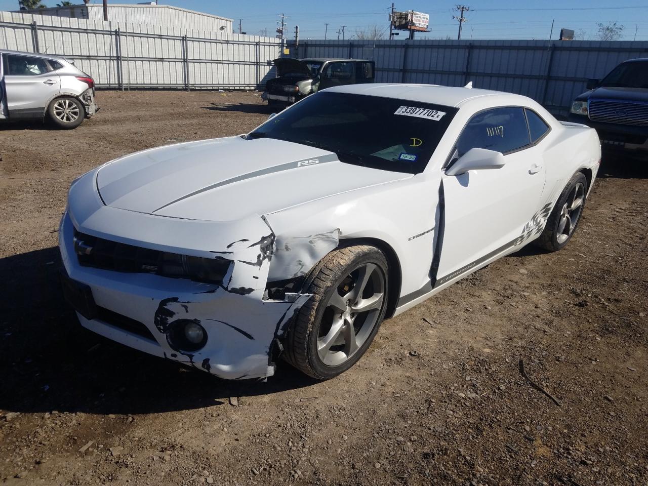 Photo 2 from auction – 2013 CHEVROLET CAMARO LT with VIN 2G1FB1E31D9208499