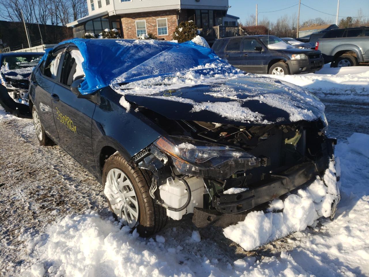 TOYOTA COROLLA L 2018 with VIN 2T1BURHE1JC106787 - Photo from auction