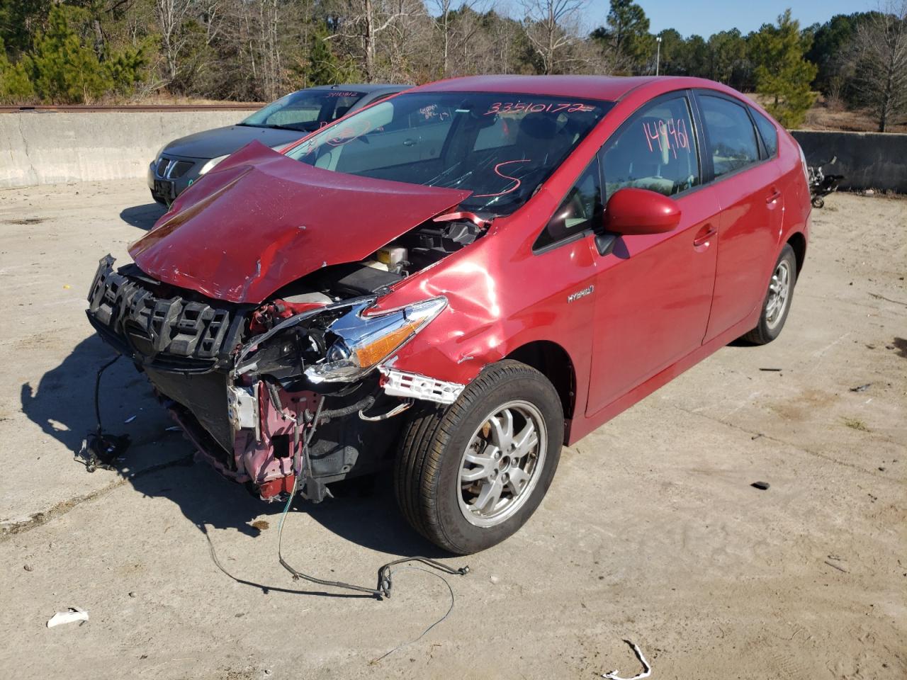Photo 2 from auction – 2011 TOYOTA PRIUS with VIN JTDKN3DU8B5326160